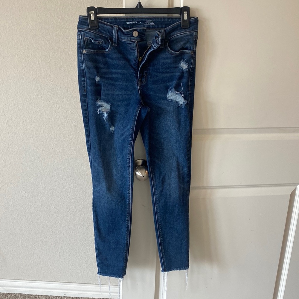 Old Navy High Rise Super Skinny jeans sz 4